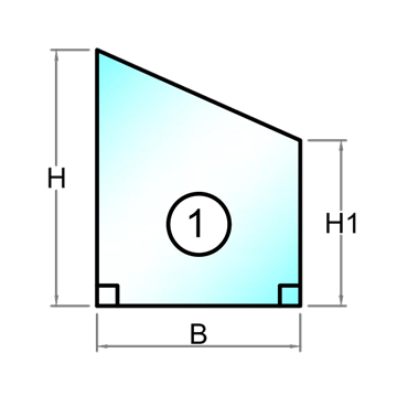 Termoruder uden energiglas - U værdi ca. 3,0 - Figur 1