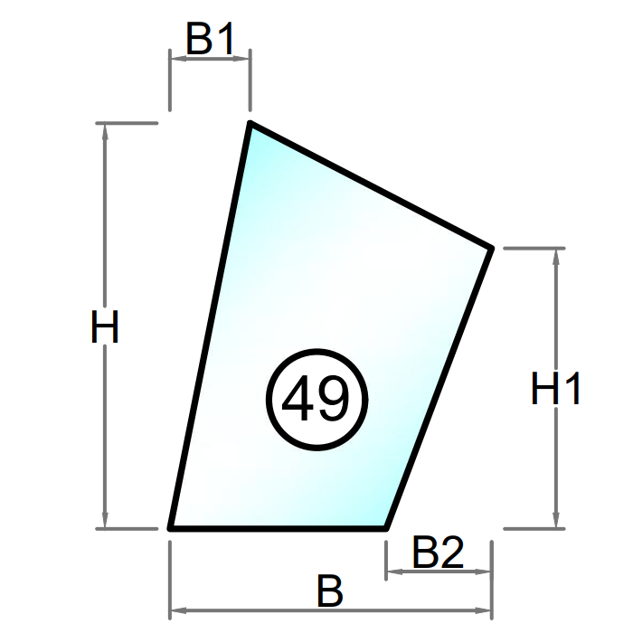 Termoruder med sikkerhedsglas - Figur 49