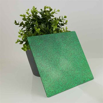 Grøn glitter akryl