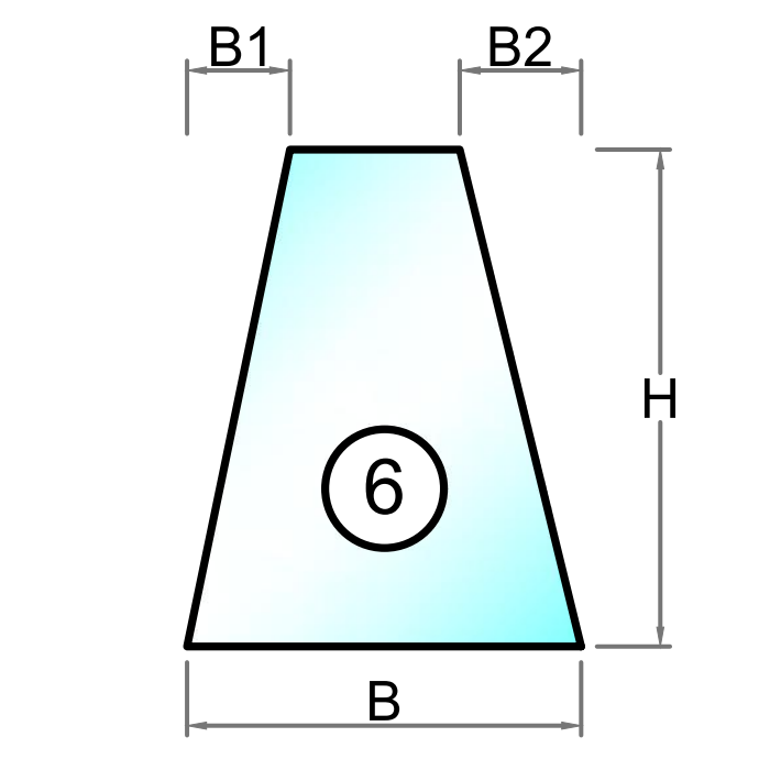Spejl med poleret kant - Figur 6