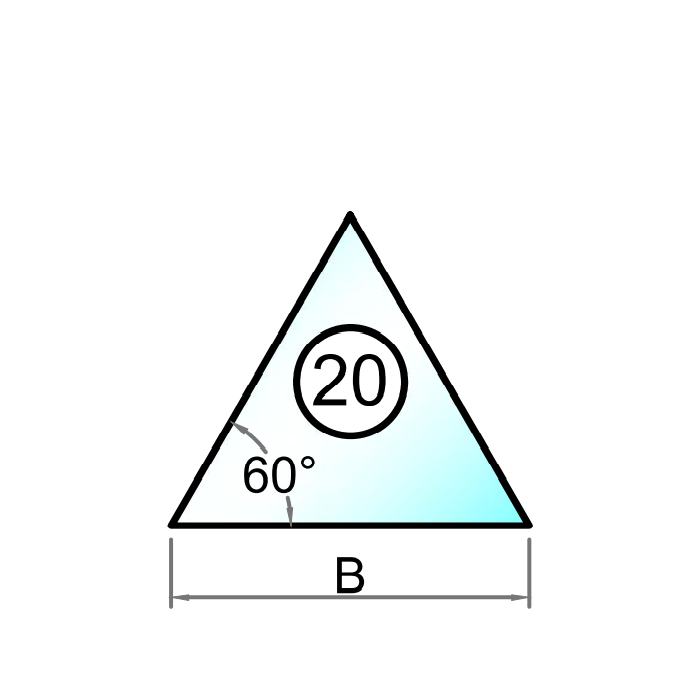 Hærdet glas med poleret kant - Figur 20