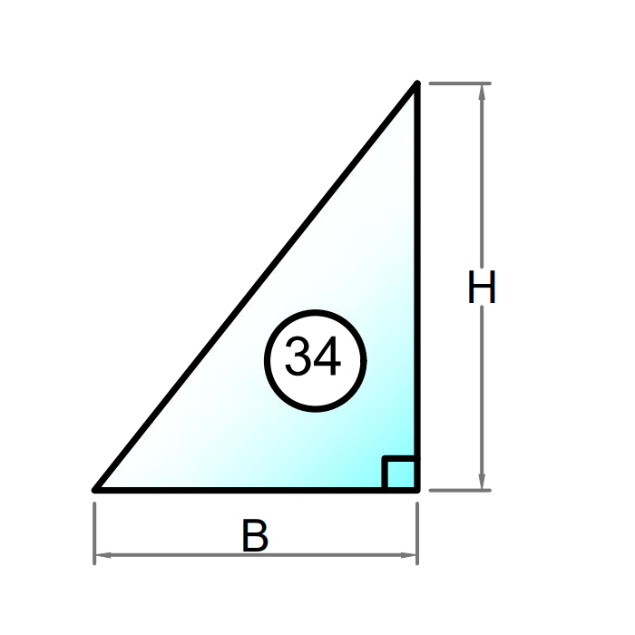 Spejl med poleret kant - Figur 34