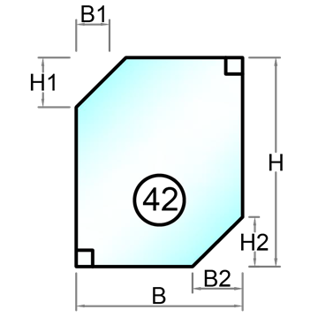 Termoruder med lyddæmpende glas - Figur 42