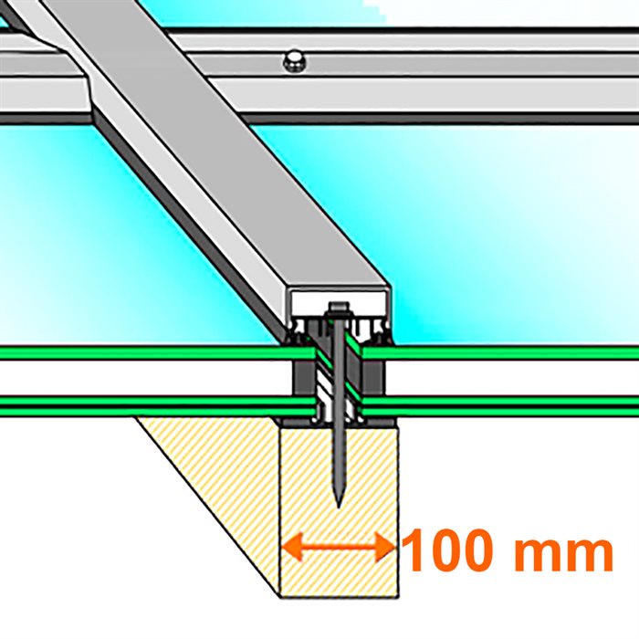 Spærbredde 100 mm Spærbredde 100 mm